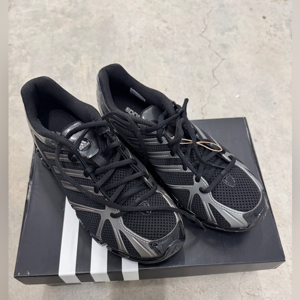 Adidas Mega Ghostride black and silver sneakers